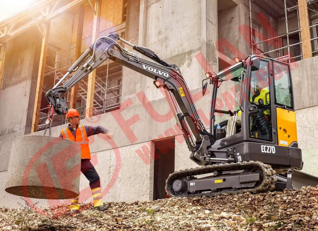 volvo ec27d compact excavator