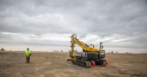 vermeer mt500 material transporter brings new efficiency to solar construction projects